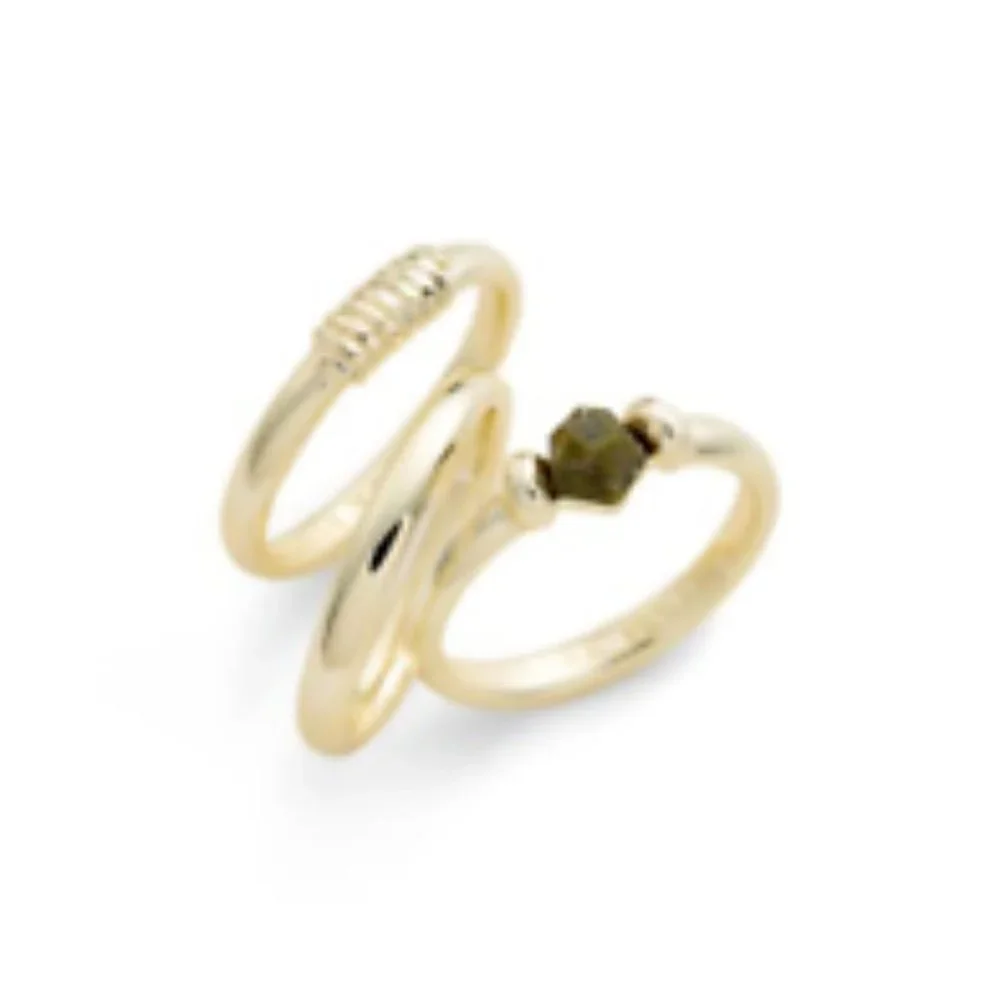 KENDRA SCOTT • Ellms Gold Ring Set* - Picture 6 of 9